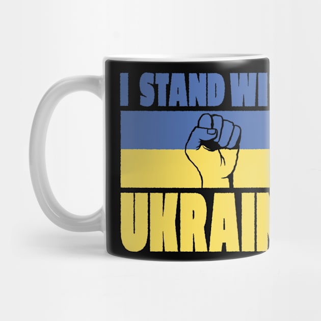 Stand with ukraine flag by Teeium